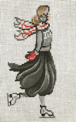 Patti Mann Needlepoint - Ice Skater